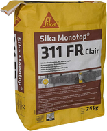 MORTIER REPARATION R3 GRIS CLAIR (FIN FIBRE RAPIDE) SAC 25KG sika 311 FR